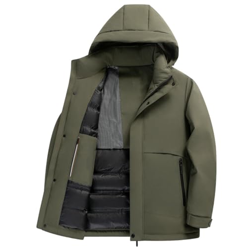 Manteau mi-long en duvet homme idéal pour le quotidien urbain