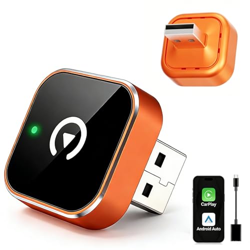 Adaptateur CarPlay sans fil TFN pour iPhone et Android Auto avec technologie Plug and Play