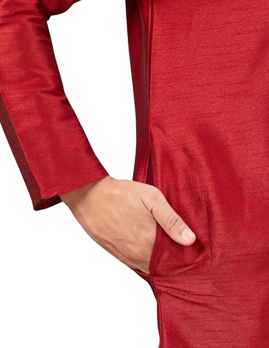 Image of Studio Shringaar Men's Cotton Relaxed Fit Straight Kurta