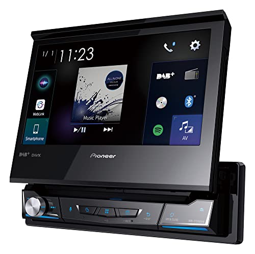 Image of Pioneer AVH-Z7200DAB 1-DIN 7 inch flip-out touchscreen multimedia player, Apple Carplay, Android Auto, DAB /DAB+ Digital Radio, Waze (Via Apple CarPlay / Android Auto), Bluetooth and a 13-band GEQ