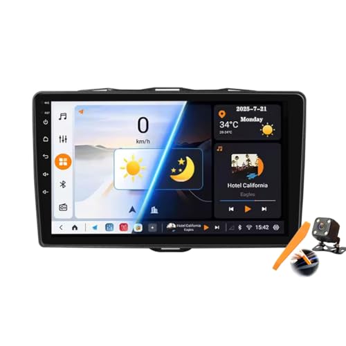 Radio 2 DIN con Android 15.0 y Carplay para Alfa Romeo Giulietta, navegación GPS de 9 pulgadas