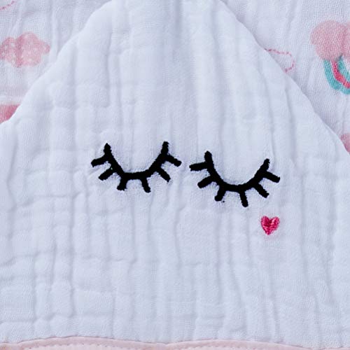 Toalhão de Banho Soft Premium Papi Baby C/ Capuz Bord para Bebê 1,05M X 85cm Contém 01 Un