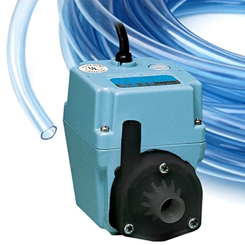 Image of Little Giant 2E-38NT 115V, 300 GPH Manual In-line /Submersible Pump | 10' Cord w / Plug, For Fountains /Water Displays /Hydroponics /Recirculation, Epoxy-Coated Aluminum, No Switch, 1 /40 HP, 502286