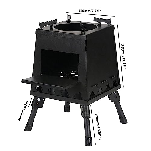 Fogões a lenha para Camping - Fogão Dobrável Ao Ar Livre Carvão - acampamento alta eficiência para a