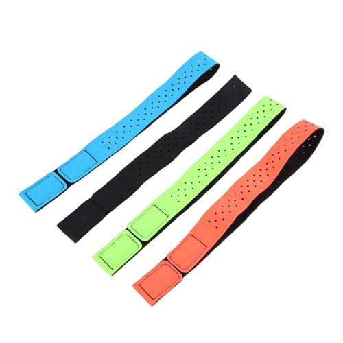 Nettoppo 4 Piezas de Repuesto para Monitor de Ritmo Cardíaco, Correa para Brazalete, Brazalete de Repuesto Ajustable, Correa para Muñeca Deportiva Universal L
