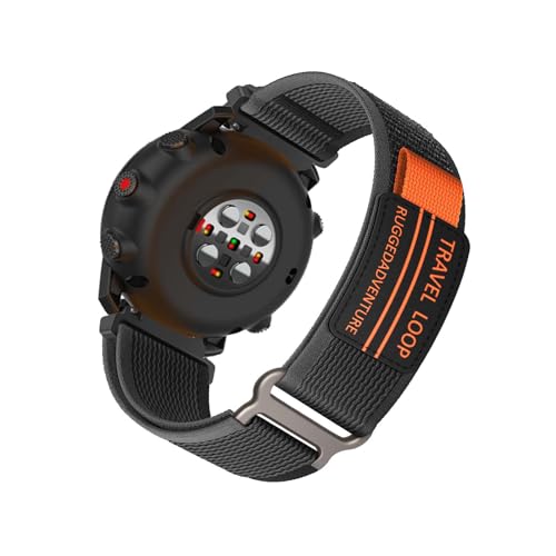 Nailon Correa para Polar Vantage M2/Vantage M Correa, Elástico Trenzado Nylon Banda con Ajustables Transpirable Resistente Deportivas Pulsera Compatible con Polar Vantage M2/Vantage M Correa (2)