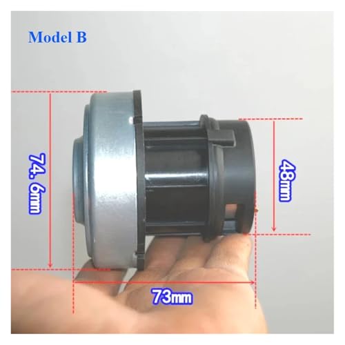 Motor de turbina CC de 36mm ideal para reparar aspiradoras portátiles de coche 7