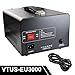 Yinleader 3000W Voltage Converter Transformer(110V to 220V,220V to 110V) Step Up/Down Converter 110/120 Volt - 220/240 Volt w/US Standard Power Cord,Circuit Breaker Protection (VTUS-EU3000)
