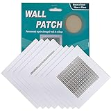 Material de calidad: el kit de reparación de paneles de yeso está hecho de material de primera calidad, ligero y duradero, no se oxida ni deforma fácilmente, muy fuerte y puede permanecer durante mucho tiempo.