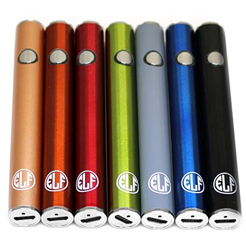 HoneyStick Vape Pen Battery Starter Kit Rechargeable for 510 Thread Cartridges Elf Stick USB Variable Voltage 400 mAh Vaporizer for CBD and Thick Oil Electronic Vaporizer No Nicotine (Blue)