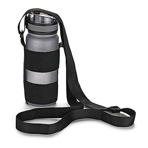 OYATON Universal Water Bottle Carrier Sling with Adjustable Shoulder Strap for Walking Short Hiking, Water Bottle Holder for 16oz - 40oz Wide Mouth Bottles (Exclude Water Bottle) Cover