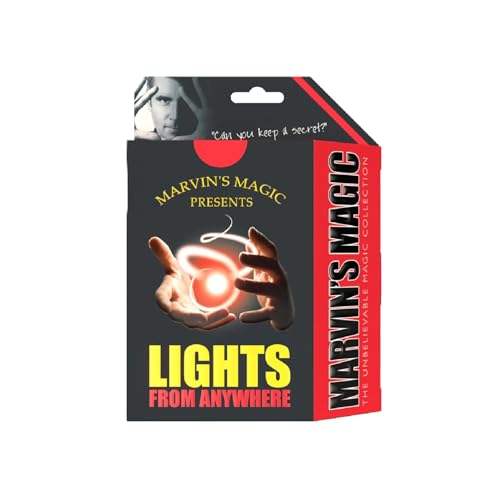 Marvin's Magic - Lights From Anywhere - Teen & Adult Edition - Professional Adult Tricks Set - Amazing Magic Tricks For Teens & Adults - Includes Light Props and Instructions option