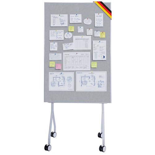 Floordirekt Moderationwand Doppelseitig 80 x 120 cm...