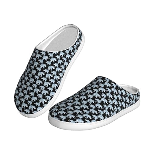 Chaussons éléphant semelle TPR lavables intérieur extérieur