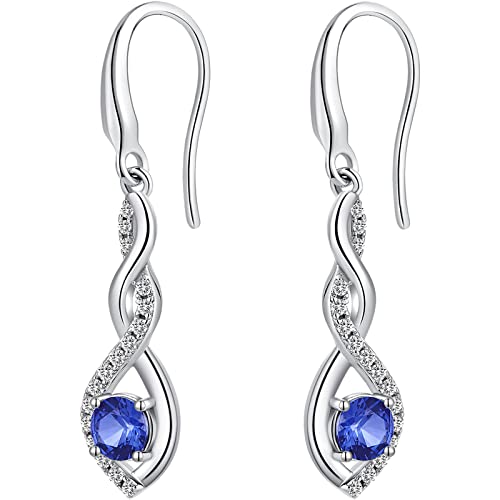 Boucles d'Oreilles Infini,Boucles d'Oreilles Pendantes Infini,Boucles d'Oreilles Pendantes Infinity Pierre Naissance,Boucles d'Oreilles Pendantes Femmes Argent Infini,Boucles d'Oreilles Infini Femme Cover