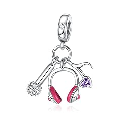 Music headphones charm