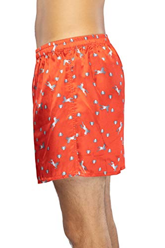 Valentine's Day Unicorns and Hearts Red Boxer Shorts - X-Large2