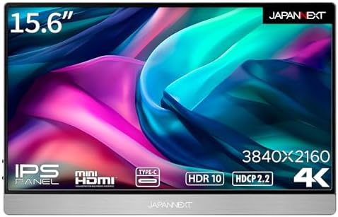 Amazon.co.jp: JAPANNEXT 15.6インチ モバイルモニター IPS パネル 4K 
