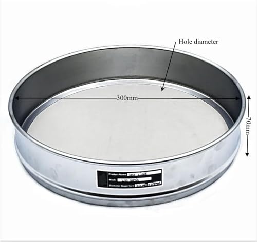 Tamis de test inox 304 de 30 cm robuste pour tri de précision