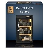 Re:CLEAN 防湿庫 40L 日本製ペルチェ採用 ドライボックス カメラ 保管 防湿ケース 収納 レンズ 【安心の5年保証 / 全自動除湿/カビ対策】