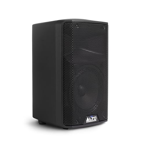 ALTO TX408 350W 8-Inch Powered PA Speaker with Bluetooth, 2-Channel Mixer, Line Level for Mobile DJs and Musicians, Small Venues, Rehearsals, Events