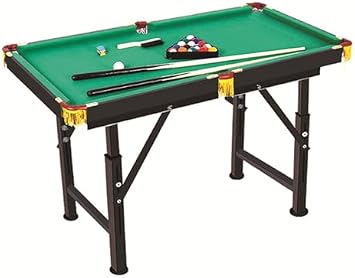 Billiard Table Folding Billiard Table Large Billiard Set Billiard Table 122cm Wide Billiard Supplies with Chalk with Cue for Home Adult Billiard Table Multi-Purpose Game Table for Party &