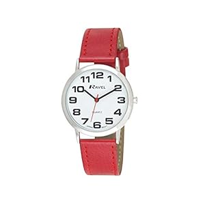 Ravel Unisex Easy Read Watch with Big Numbers – Analogue Quartz – R0105