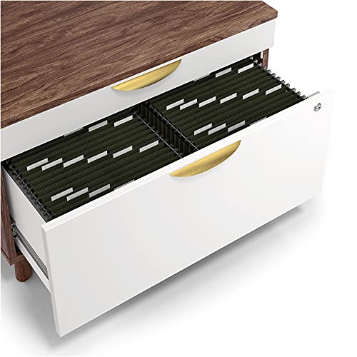 Union & Scale Midmod 2-Drawer Lateral File Cabinet, Locking #TOP3