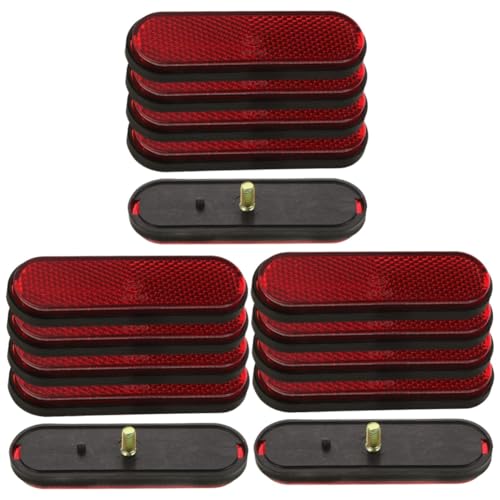 BESTonZON 15pcs High Reflective Reflectors for Safety Signs for Low Light Visibility Compact Reflectors for Enhanced