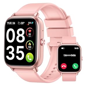 Smart Watches for Women, Upgraded Smartwatch 20 Days Battery, Answer Dial Call 1.83″ Fitness Trackers with Heart Rate/Sleep/Fitness Monitor, 112+ Sport Modes, IP68 Waterproof Activity Tracker