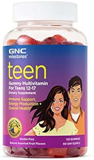 GNC milestones Teen Gummy Multivitamin - Natural Assorted Fruit Flavors