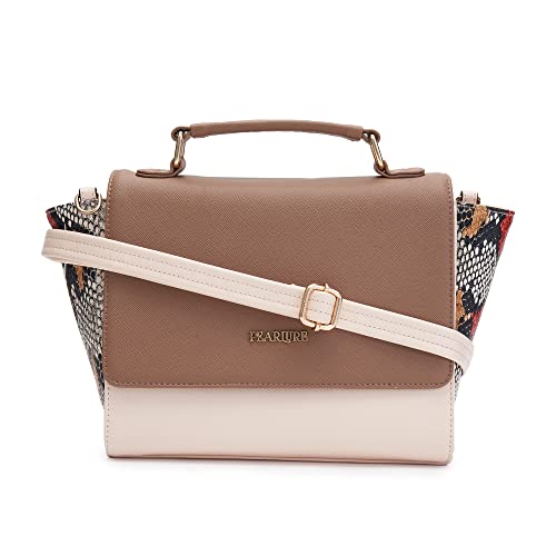 Image of Julia Sling Bag for Women, Stylish Handbag Sling Bag Italian Vegan Leather Bag with Detachable Sling Strap Sling Bag for College and Office