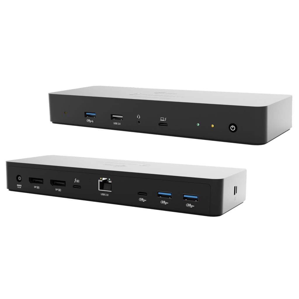 I-Tec Thunderbolt 4 Intelligent Dual Display Dockingstation Pd 90w Dual 4k Schwarz