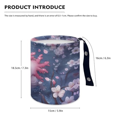 Image of Pink Salamander Car Garbage Can Vehicle Trash Can Rubbish Bag Multipurpose Hanging Headrest Road Trip Must Haves for Kids Car Decor