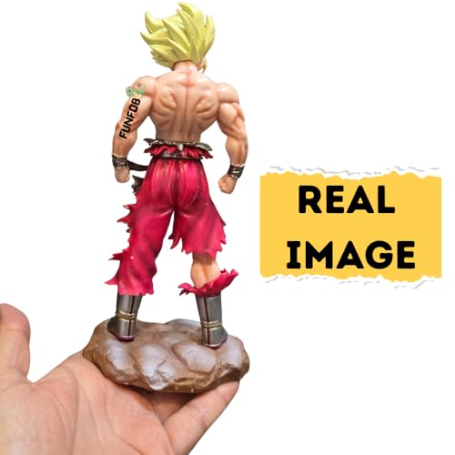 Image of FUNFOB Action Figure Height-23cm Collectible for Anime Fans PVC Multicolour | Go-k on Stone - Red Pant