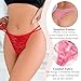 Meshal Sexy G-string Thongs Underwear for Women Flower Lace Texture Super-Soft Comfortable Fashionable Colors 3Pack XS