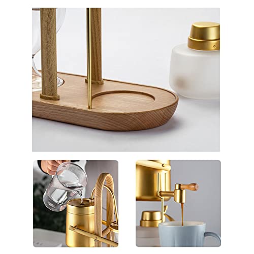 Balance Siphon-Kaffeemaschine, Belgische Kaffeemaschine, Luxuriöse Royal Belgium Balance Siphon-Kaffeemaschine für Kaffeeliebhaber im Home Office (Schwarz) – Bild 5