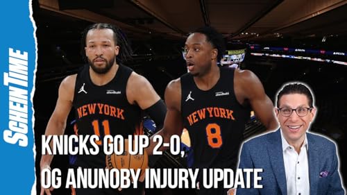 Knicks Outlast 76ers in Game 2 + OG Anunoby Injury Update | Schein Time