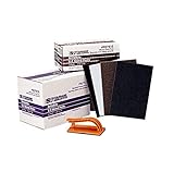 3M 32528-case Standard Abrasives Heavy Duty Hand Pad 827510, 6 in x 9 in, 40 Pads Per Case Coating Cut Cutting Angle Flute Tan