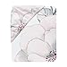 Lambs & Ivy Signature Botanical Baby Watercolor Floral Cotton Crib Sheet- White