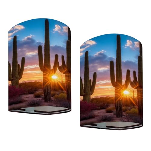 QFHOMTEOL Wall Sconces Set of Two Battery Operated Arizona
