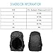 LassZone Backpack Cover Rain Cover, Waterproof 30-70L Rucksack Cover Bag Perfect for Hiking Camping Traveling Cycling Outdoor Acclivities Black