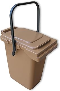 SULO Cubo de basura MB25 de 25 litros, color marrón RAL8025