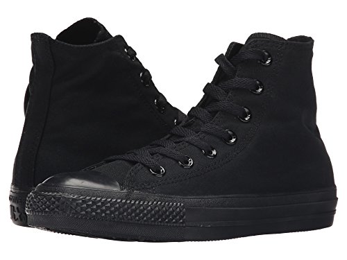 Image of Converse Unisex Chuck Taylor All Star High Top Sneakers Black /White (46-47 M EU / 14 B(M) US Women / 12 D(M) US Men, Black Monochrome)