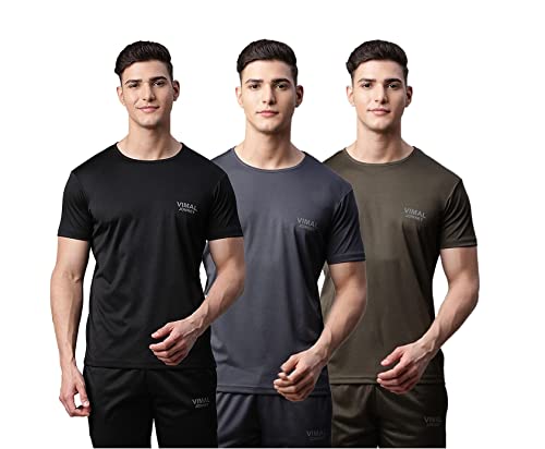 Image of Mack Jonney Regular Fit Mens Tshirts Pack of 3-MACK57786