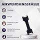 Premium Nasenpflaster Schwarz, 60er Pack Nasenstrips, gegen Schnarchen, Extra Halt für Sport & bessere Schlafqualität, besser Atmen bei verstopfter Nase, Nasal Strips