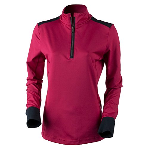 Obermeyer Women's Nari 1/4 Zip Top Sangria XS