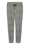 C&A Damen Hose Hosen Casual Tapered Mid Rise/Mid Waist Viskose|Stretch grau/schwarz 44 S-L-R