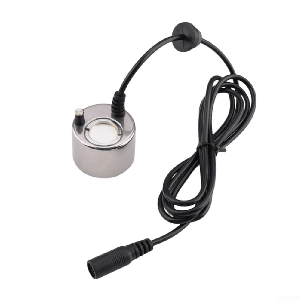 Waterscape Mist Sprayer Humidifier,38Mm DC 24V 350Ml/h Evaporation Stainless Steel Fog Maker,For Balcony Garden DIY Fountain No Light Water Depth 40-70mm