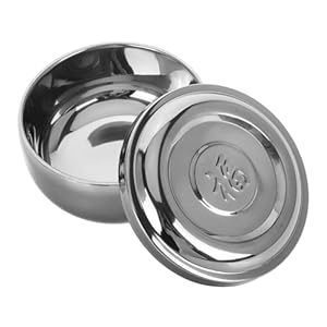 Iplusmile Edelstahlschüssel mit Deckel